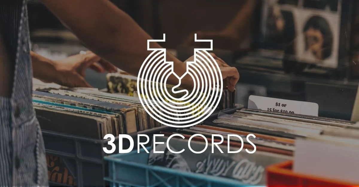 Banner del proyecto 3D Records — tienda Shopify rediseñada