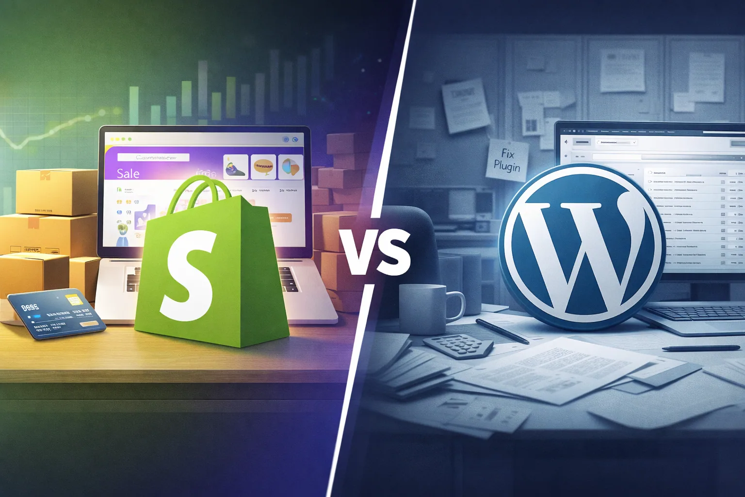 Shopify vs WordPress: ¿cuál conviene para tu tienda online?